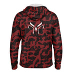 Red Commander Long Sleeve Hooded Fishing Shirt - Men's