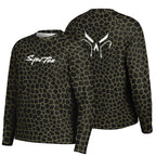 Olive Lava Long Sleeve Fishing Shirt - Men's