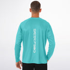 Aqua Pastel Long Sleeve Fishing Shirt - Men's