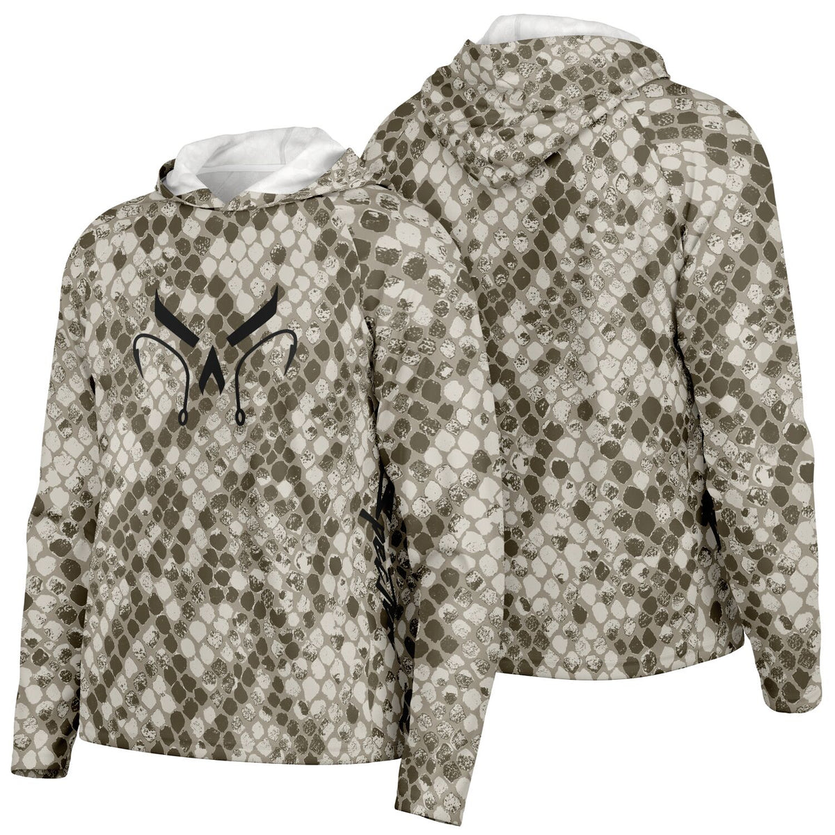 Desert Cobra Long Sleeve Hooded Fishing Shirt - Men's