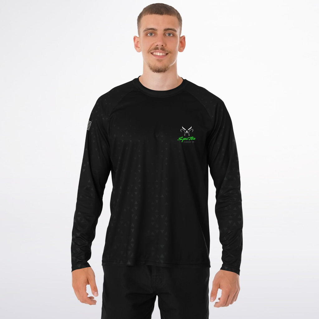 Dark Spec Long Sleeve Fishing Shirt - Men's