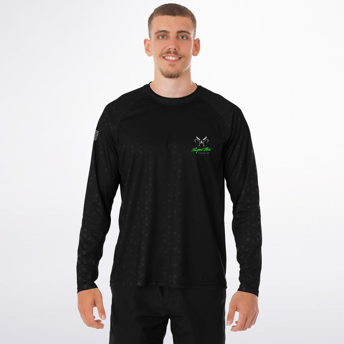 Dark Spec Long Sleeve Fishing Shirt - Men's