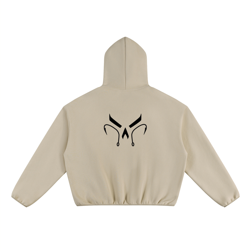 Winter Spec Boxy Piping Fleece Hoodie