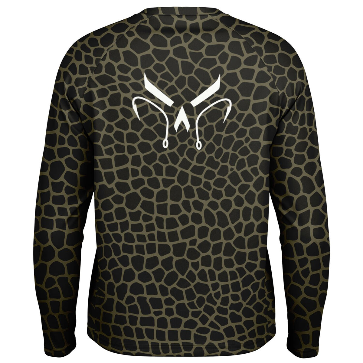 Olive Lava Long Sleeve Fishing Shirt - Men's