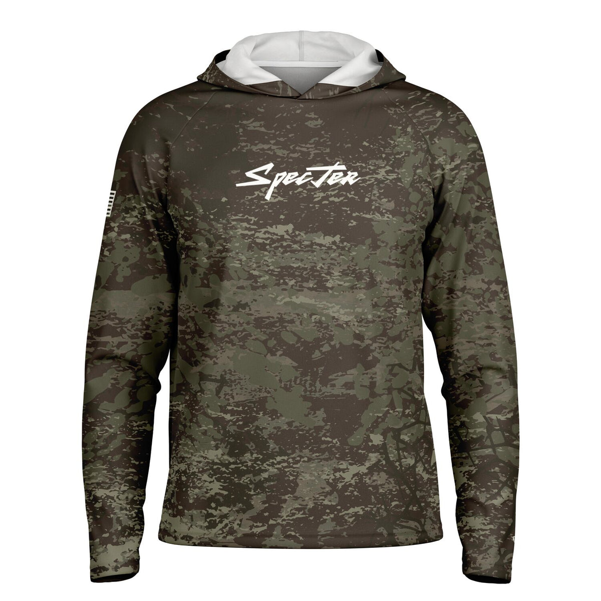 Woodland Long Sleeve Hooded Fishing Shirt - Men's