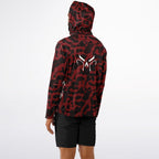Red Commander Long Sleeve Hooded Fishing Shirt - Men's