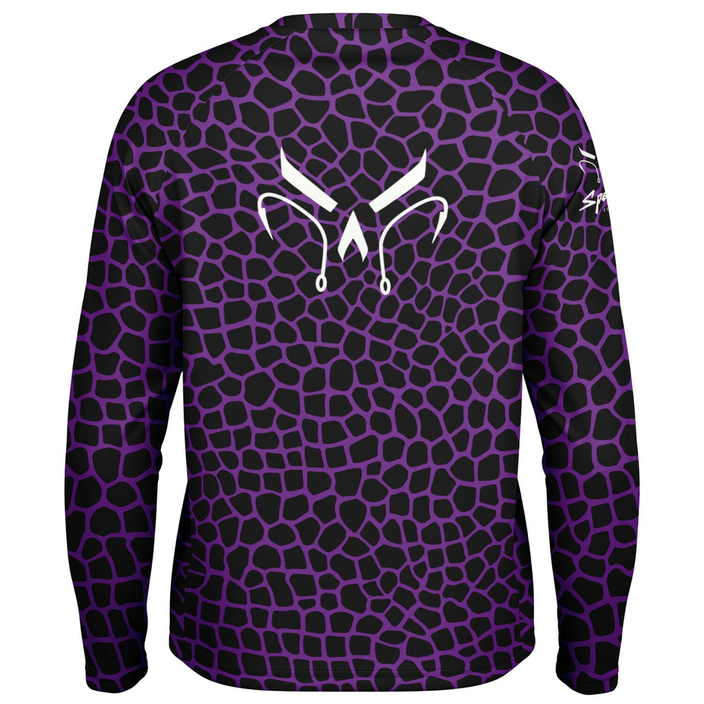 Purple Lava Long Sleeve Fishing Shirt - Men's