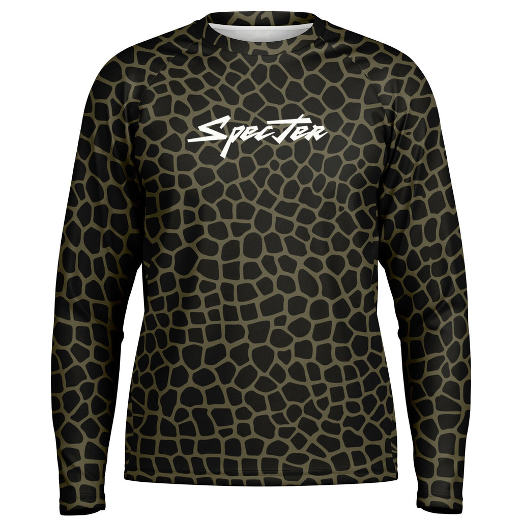 Olive Lava Long Sleeve Fishing Shirt - Men's