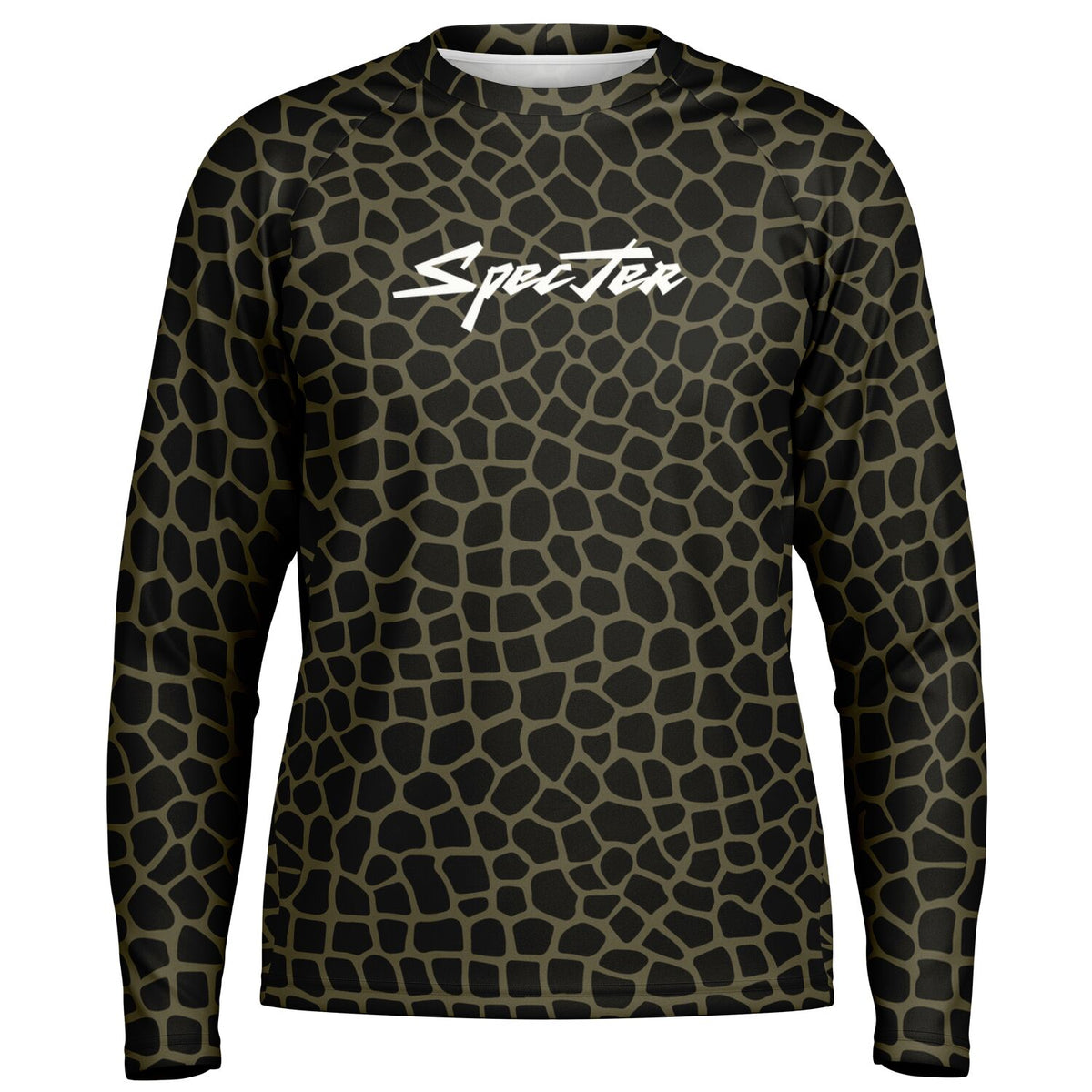 Olive Lava Long Sleeve Fishing Shirt - Men's